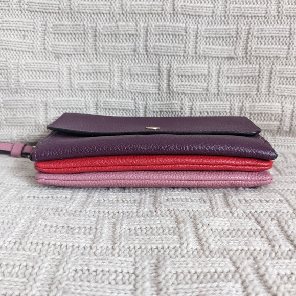 SOLD - Coach Small Triple Wristlet in Colorblock - EUC - Picture 10 of 15